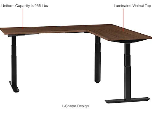 features of a height adjustable standing desk