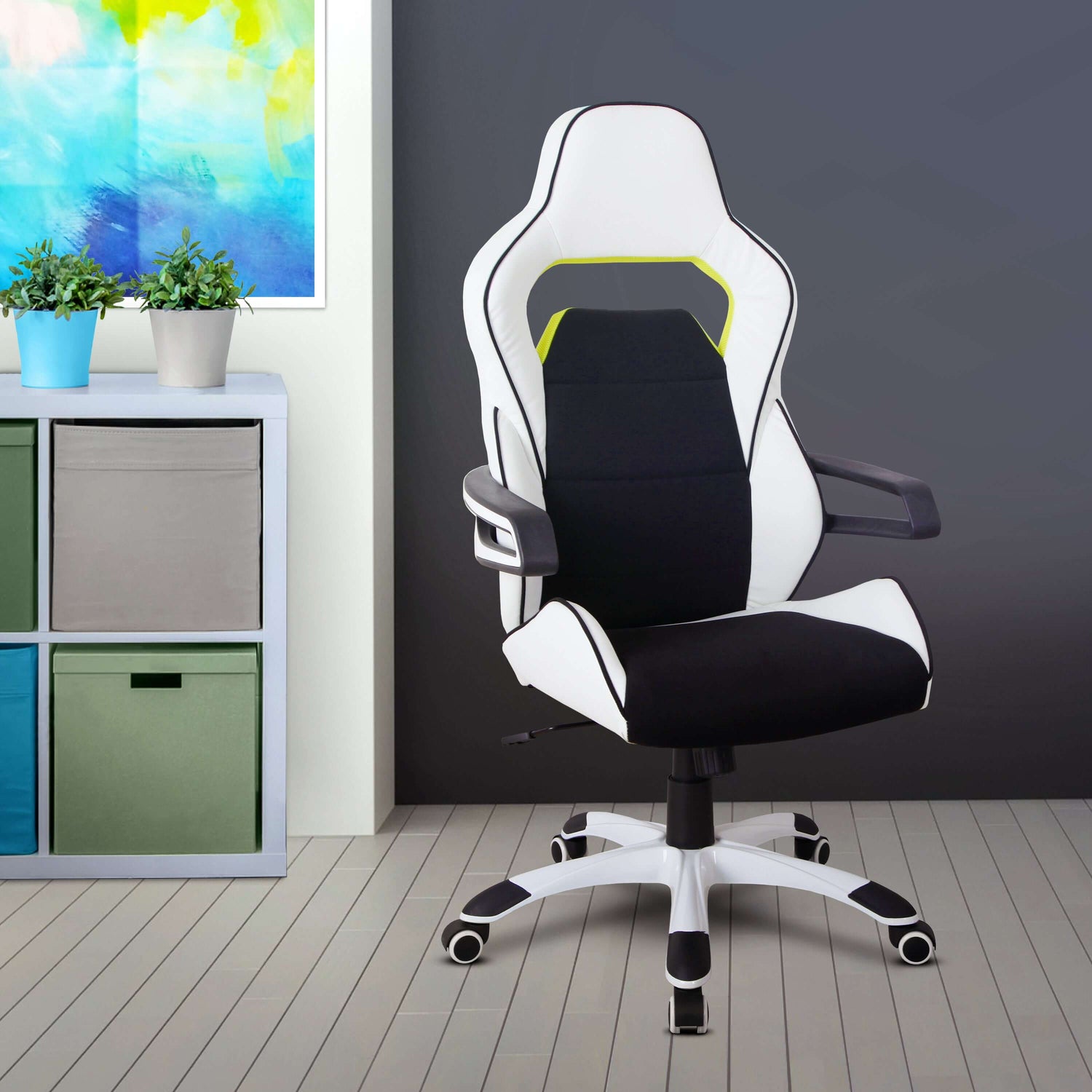 home office view of an ergonomic office chair for back pain