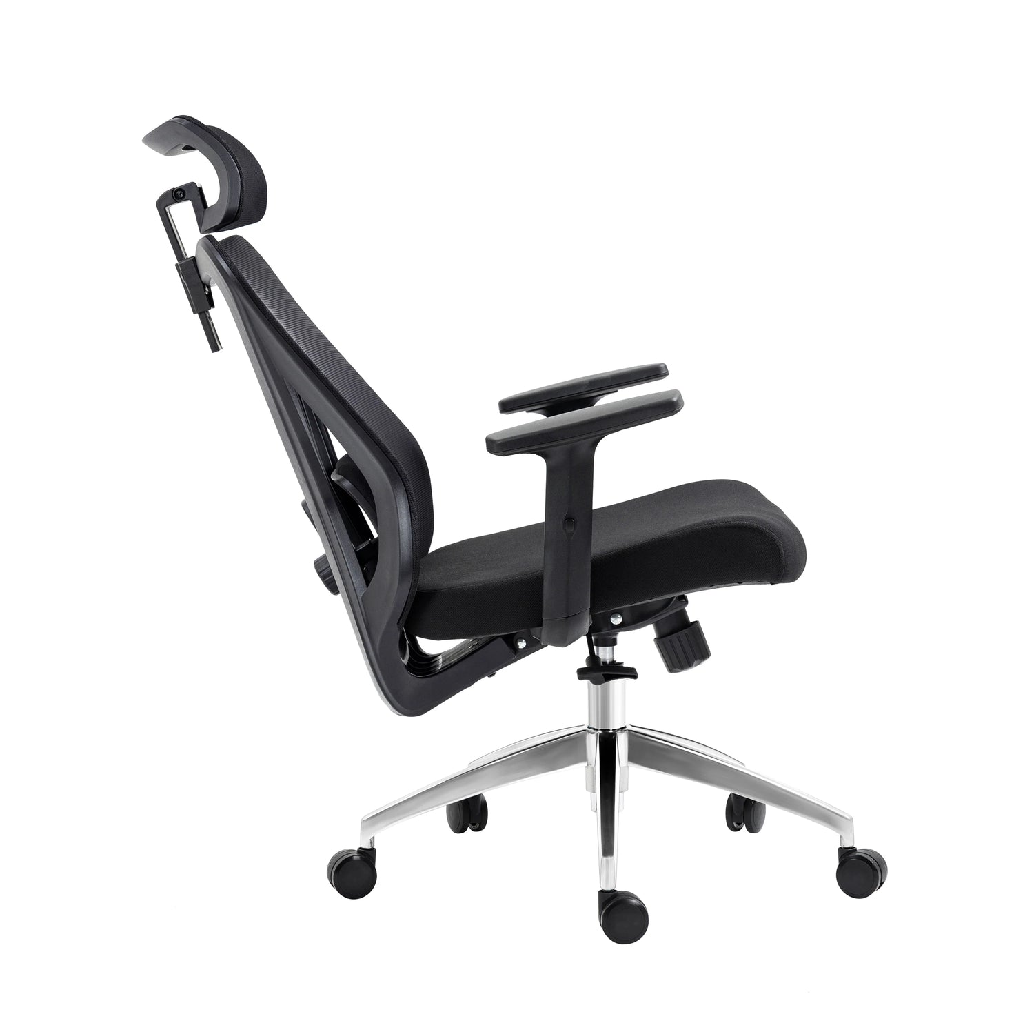 reclining motion of an office chair for back pain