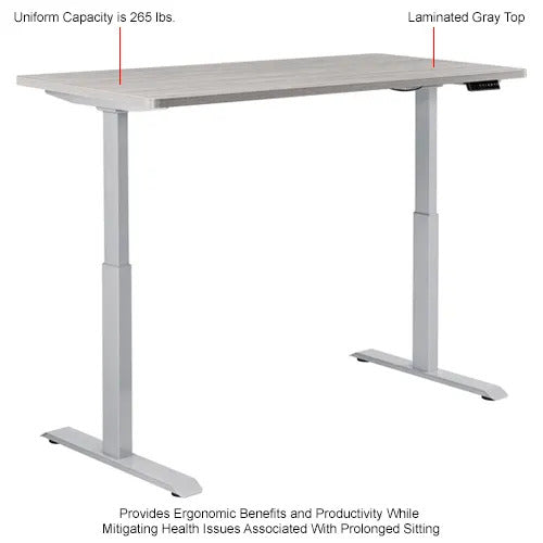 features of a height adjustable standing desk