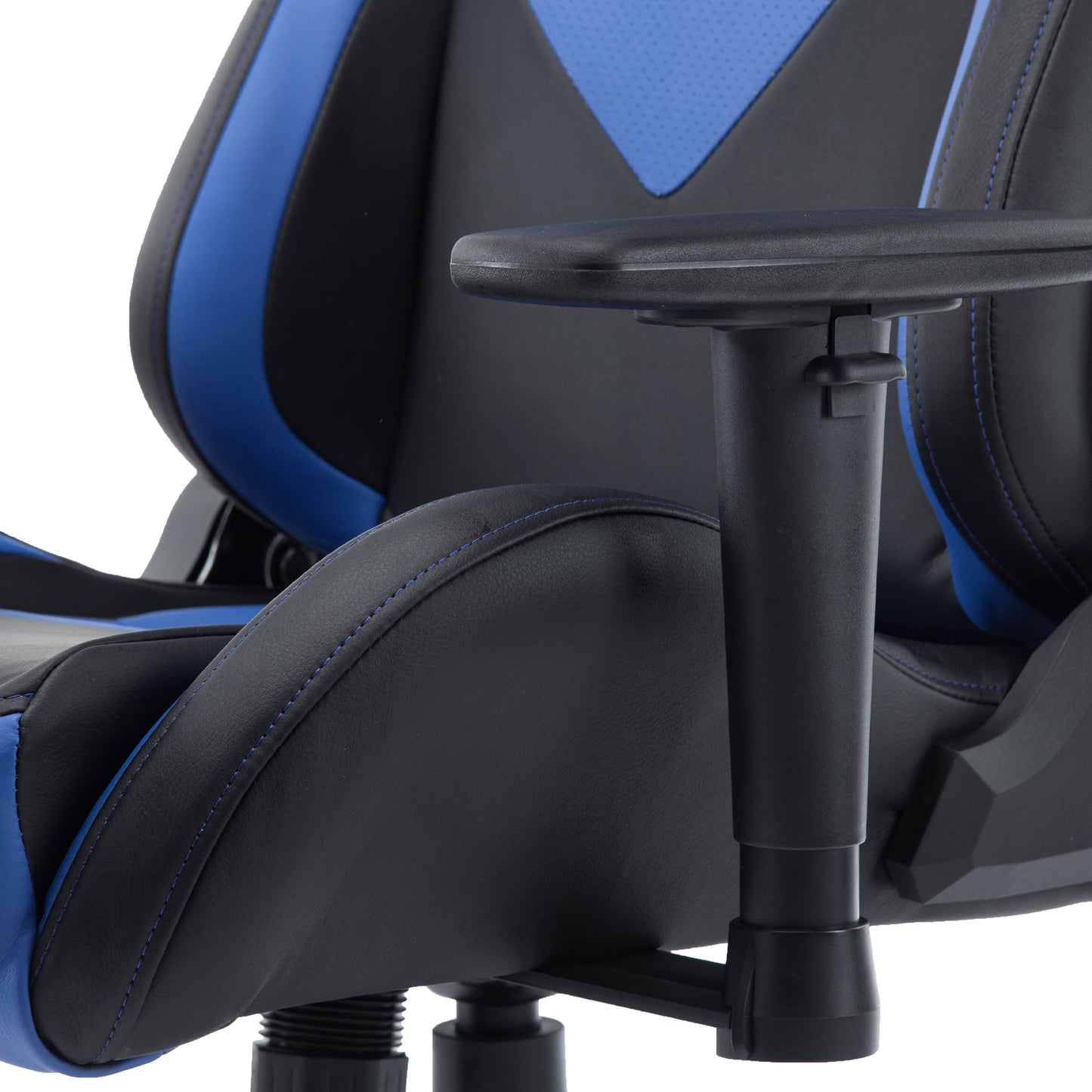 armrest view of an ergonomic gaming chair for back pain