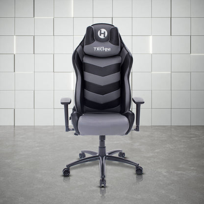 display view of an ergonomic gaming chair for back pain