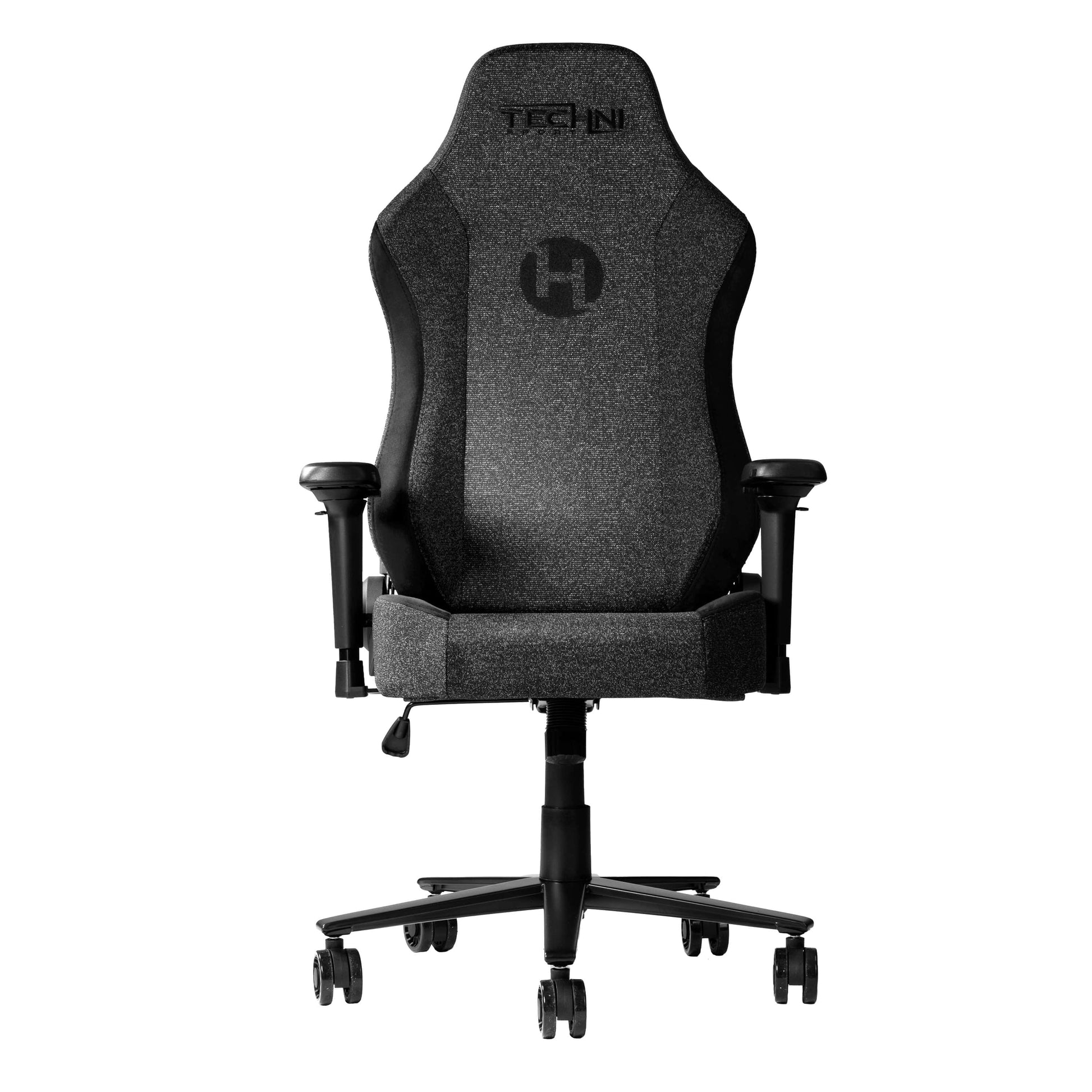 front without pillow view of an ergonomic gaming chair for back pain