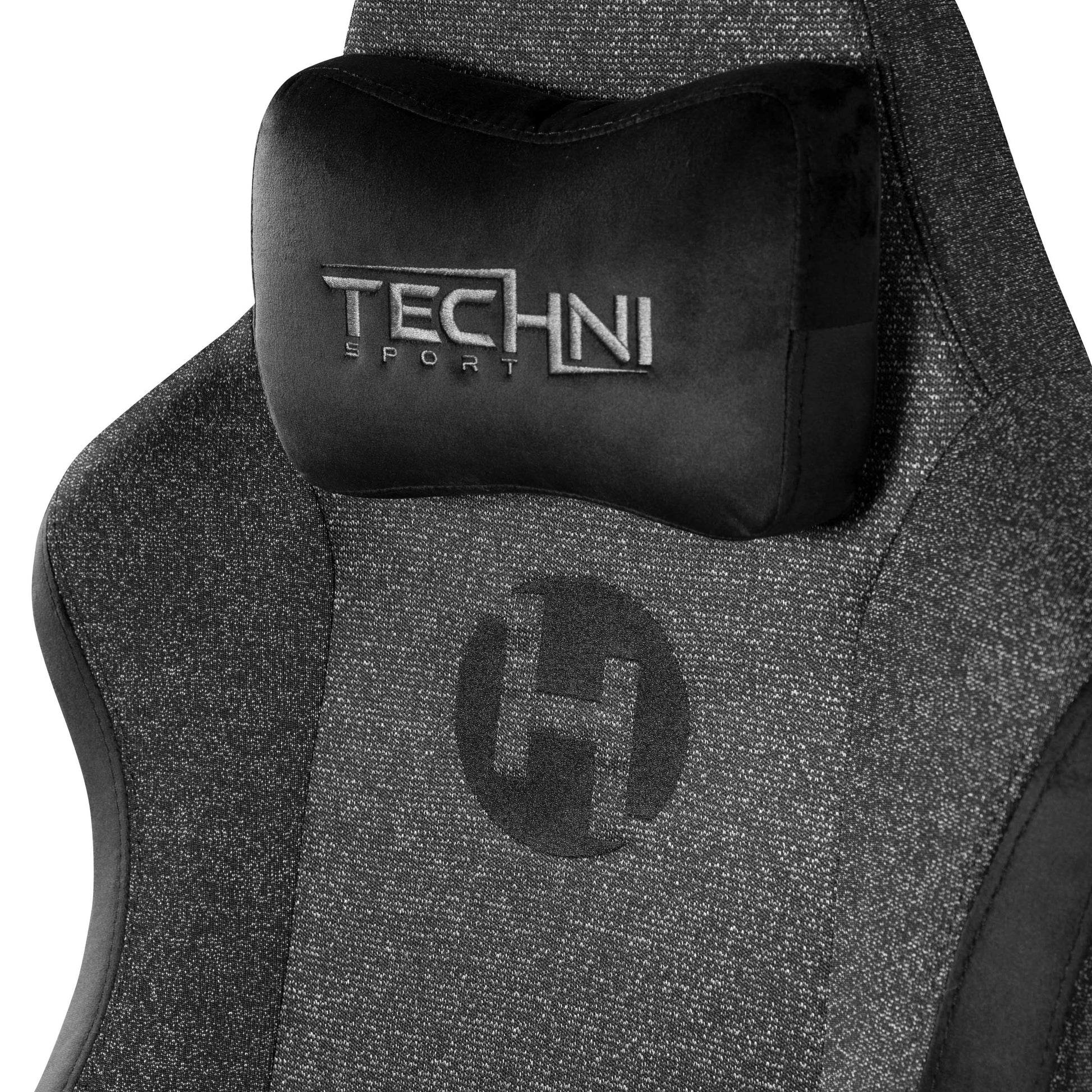 headrest of an ergonomic gaming chair for back pain