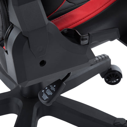 adjustable lever of an ergonomic gaming chair for back pain