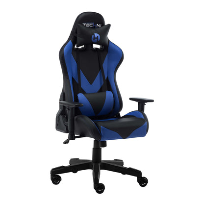 main view of an ergonomic gaming chair for back pain