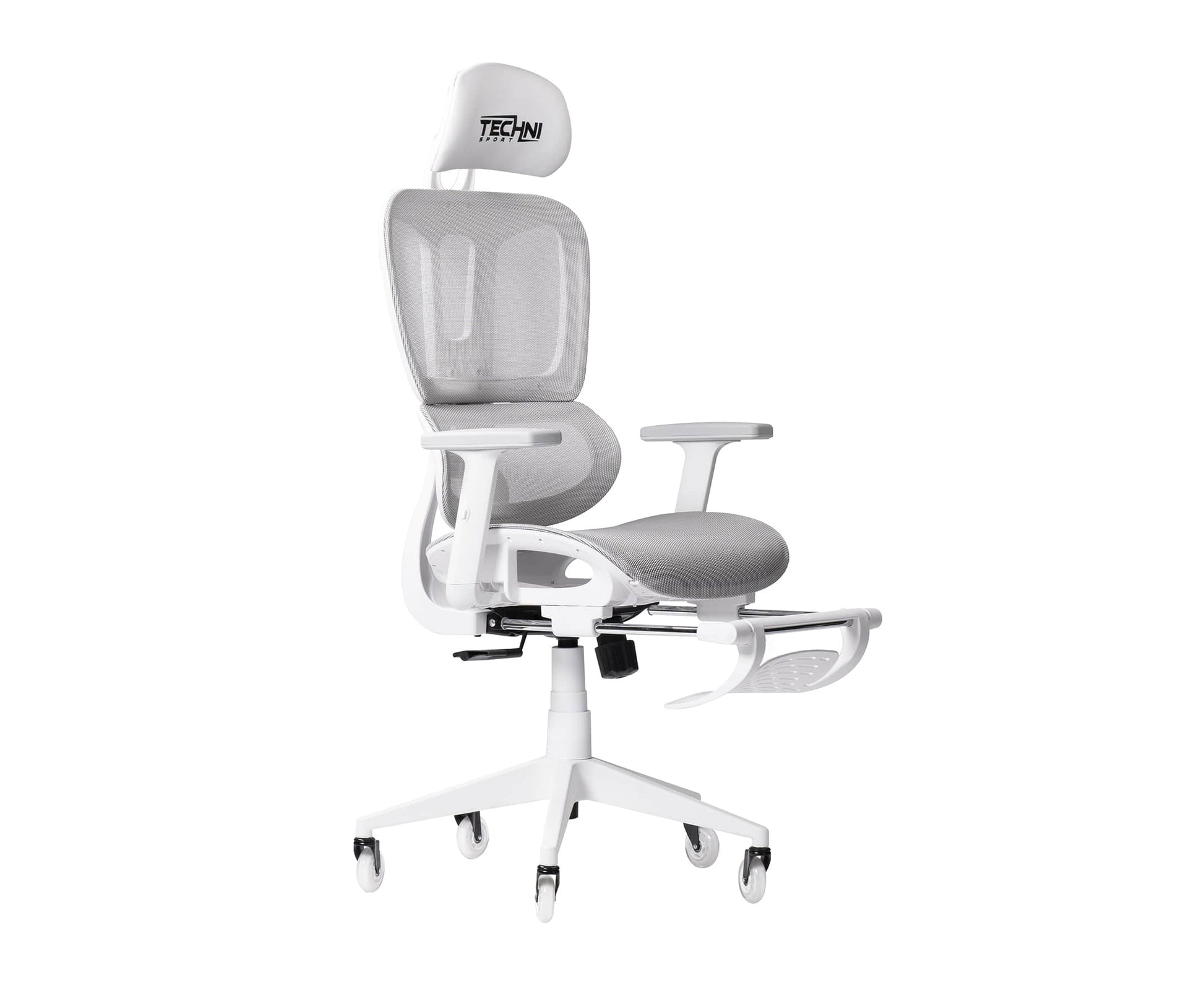 main view of an ergonomic gaming chair for back pain