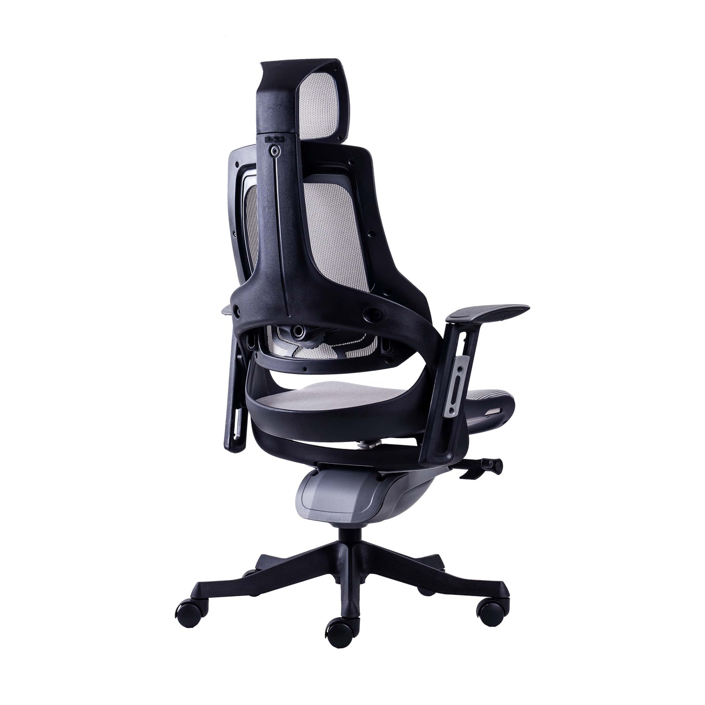 second back view of an ergonomic office chair for back pain