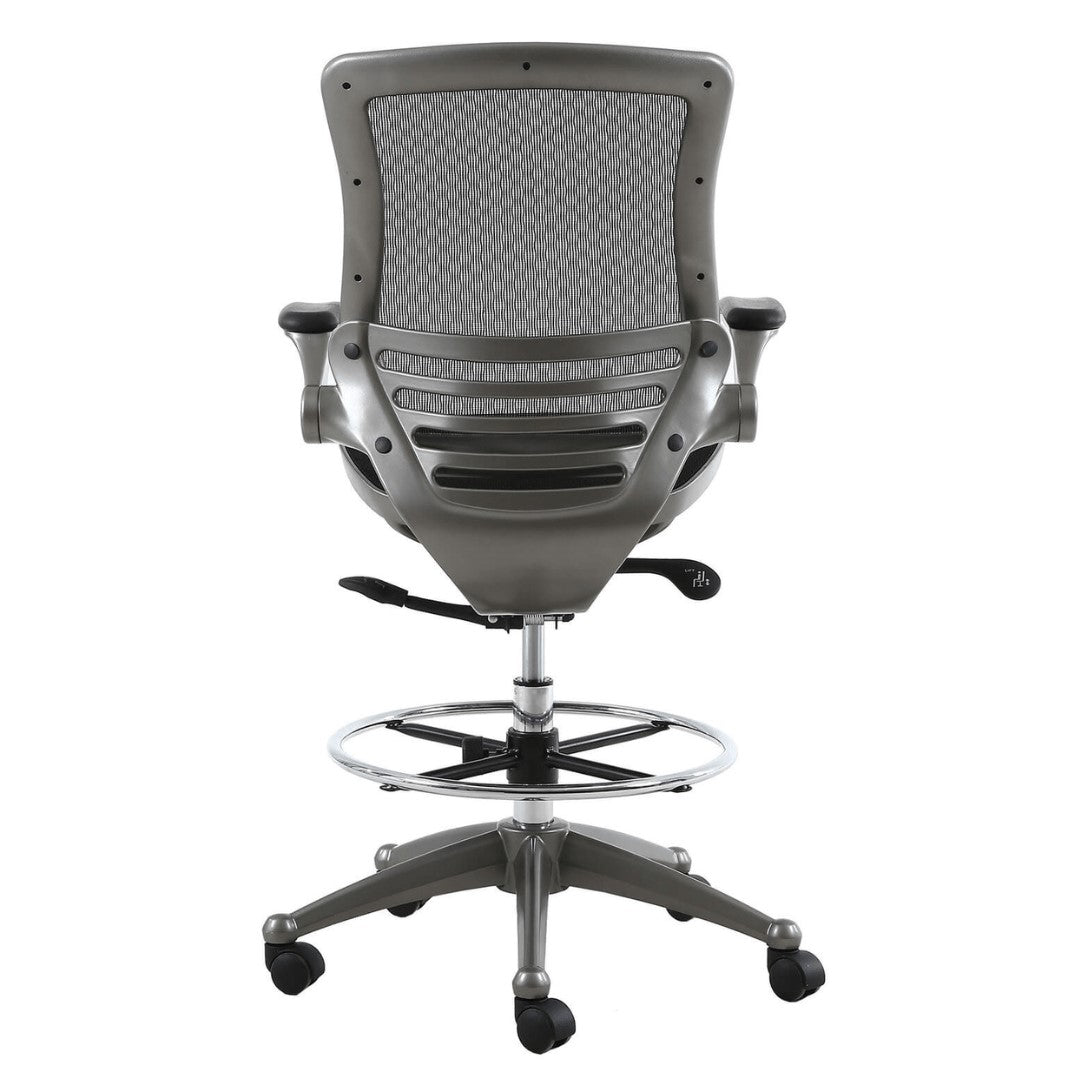 back view of an ergonomic office chair for back pain