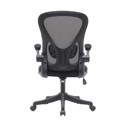 back view of an ergonomic office chair for back pain