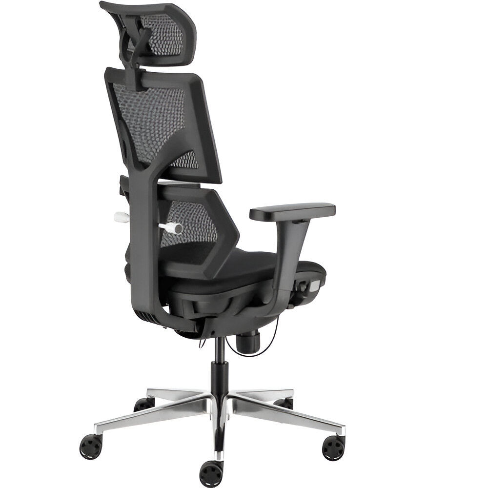 back view of an office chair for back pain