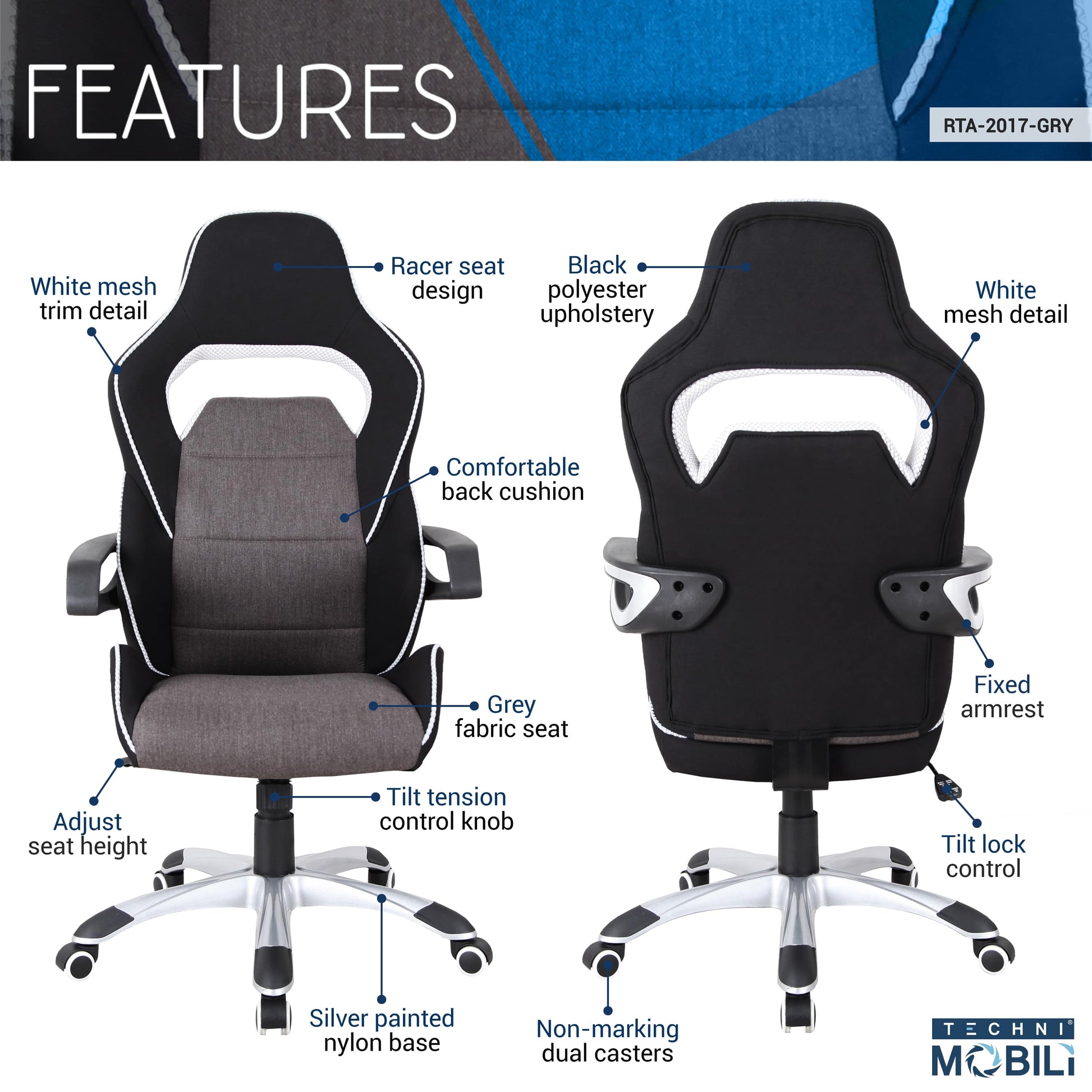 features of an ergonomic office chair for back pain