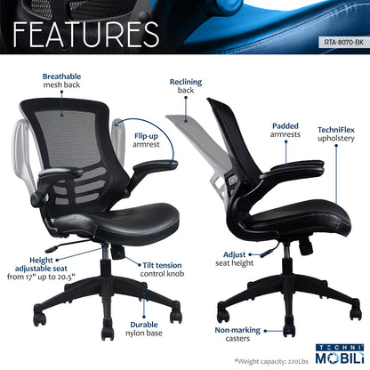 features of an ergonomic office chair for back pain