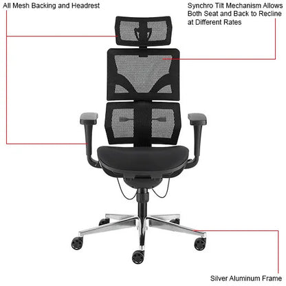 additional features of an office chair for back pain