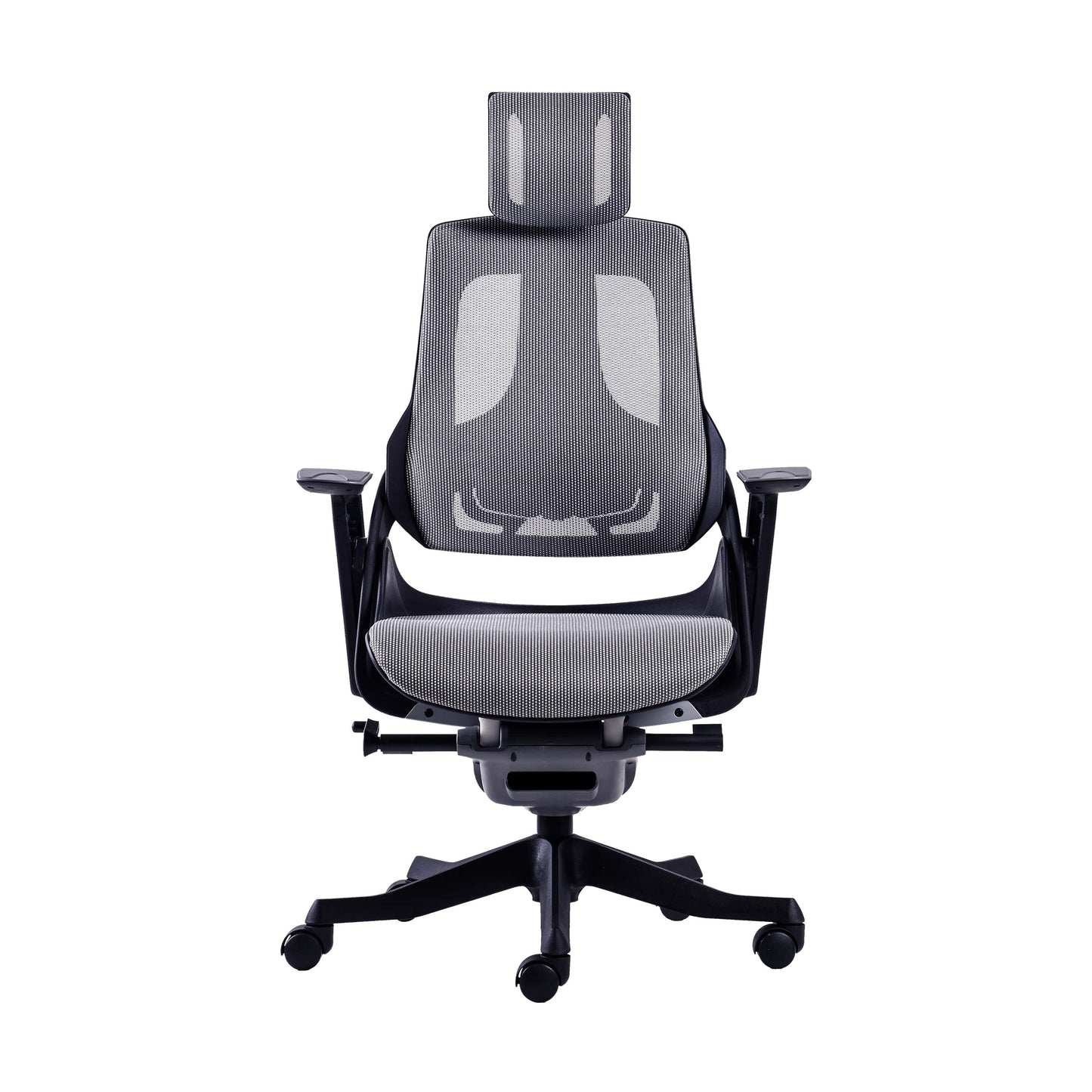 front view of an ergonomic office chair for back pain