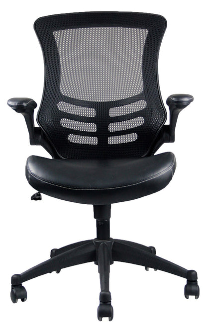 front view of an ergonomic office chair for back pain