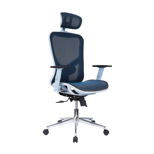 main view of an ergonomic office chair for back pain