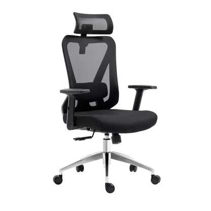 main view of an ergonomic office chair for back pain