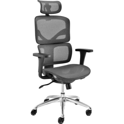 main view of an office chair for back pain