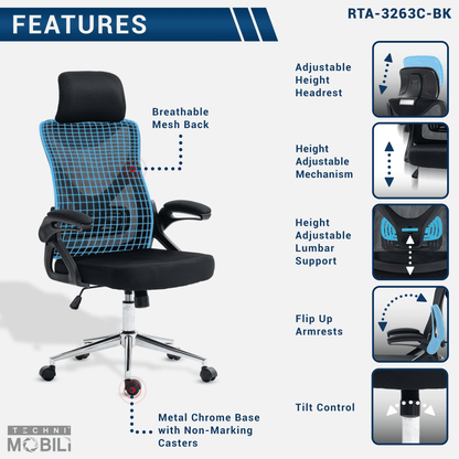 more features of an ergonomic office chair for back pain